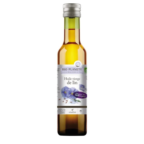 OLEJ LNIANY TŁOCZONY NA ZIMNO BIO 250 ml - BIO PLANETE