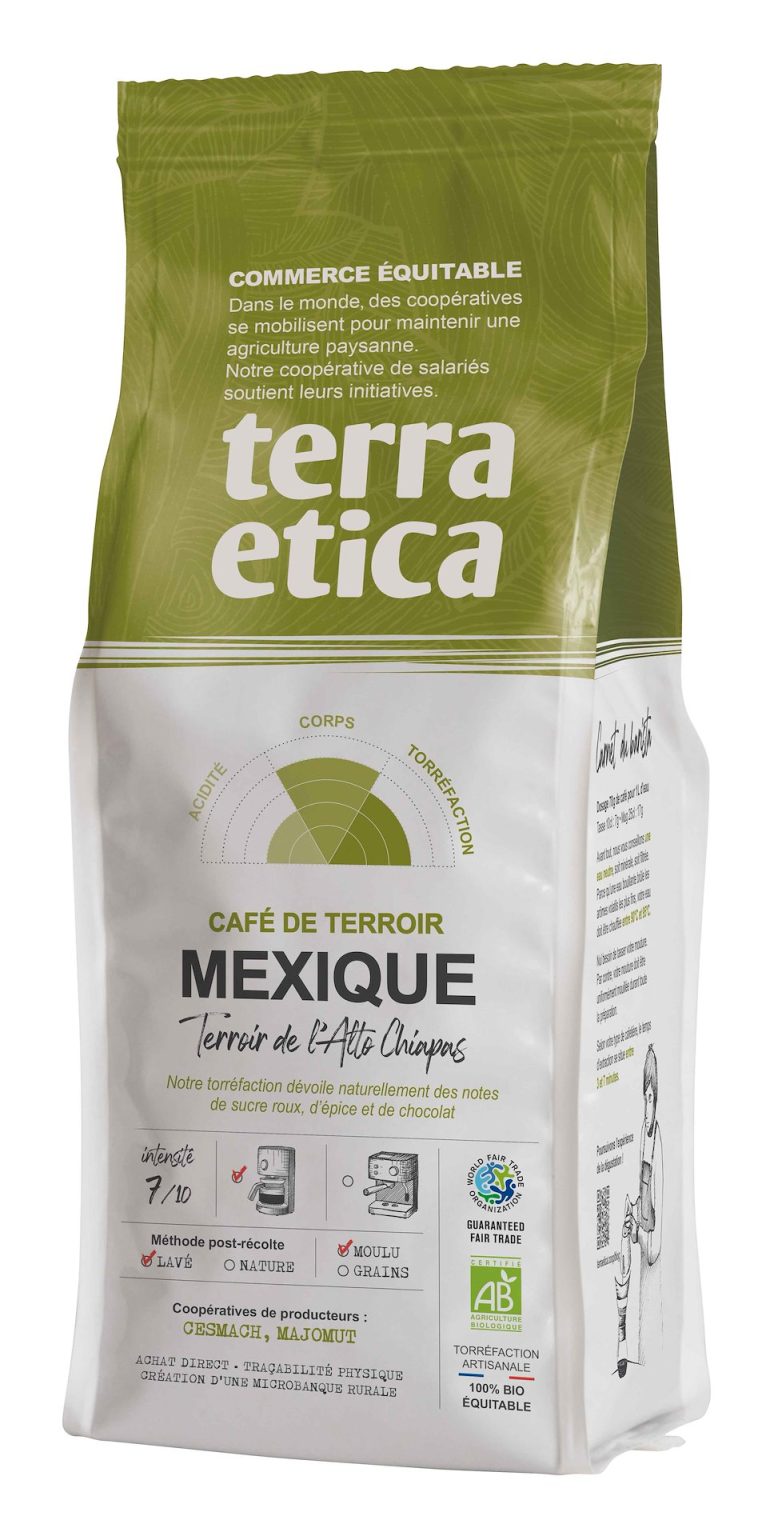 KAWA MIELONA ARABICA 100 % MEKSYK FAIR TRADE BIO 250 g - CAFE MICHEL