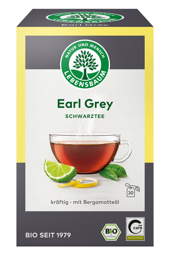 HERBATA CZARNA EARL GREY EKSPRESOWA BIO (20 x 2 g) 40 g - LEBENSBAUM
