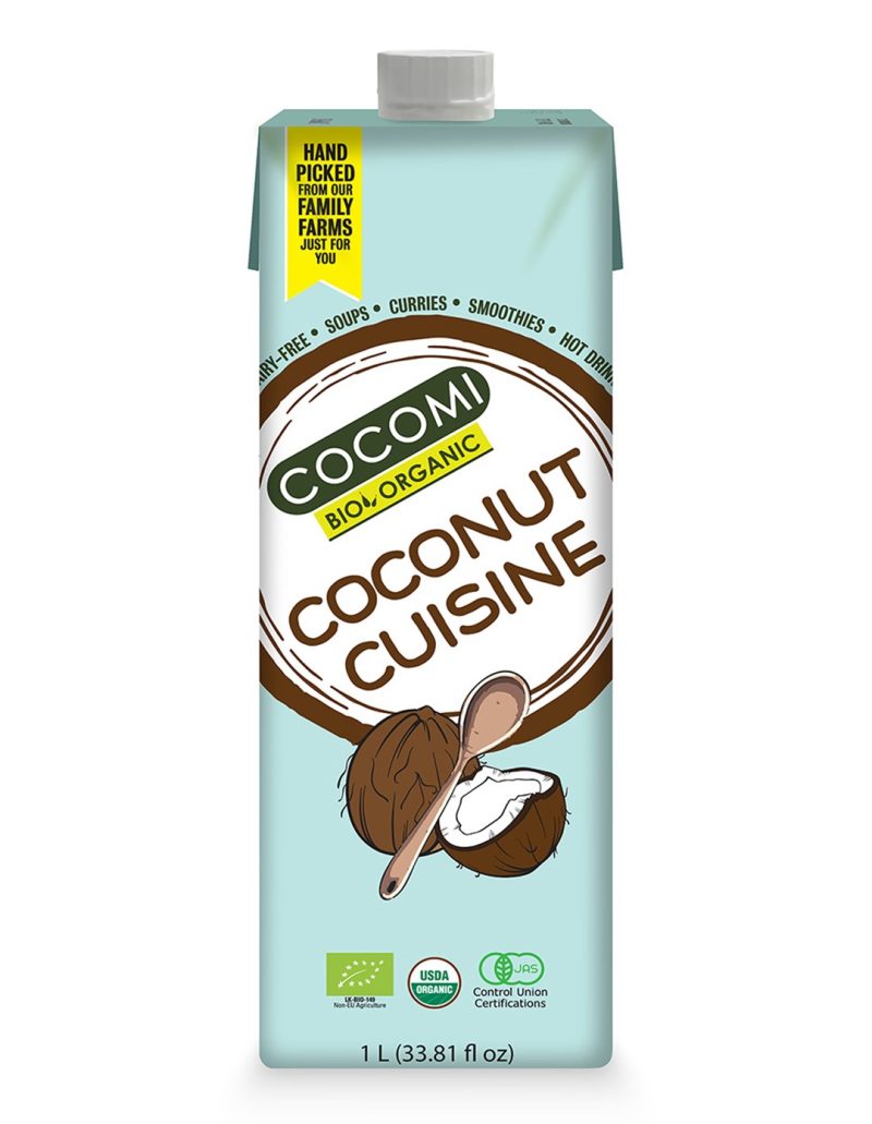 COCONUT MILK - NAPÓJ KOKOSOWY (17 % TŁUSZCZU) BIO 1 L - COCOMI