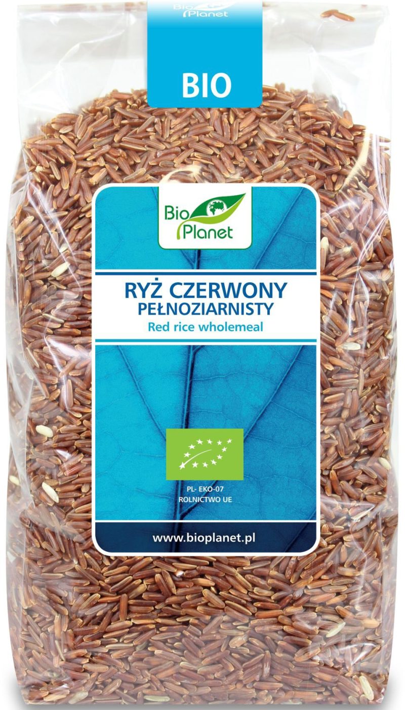 RYŻ CZERWONY PEŁNOZIARNISTY BIO 1 kg - BIO PLANET