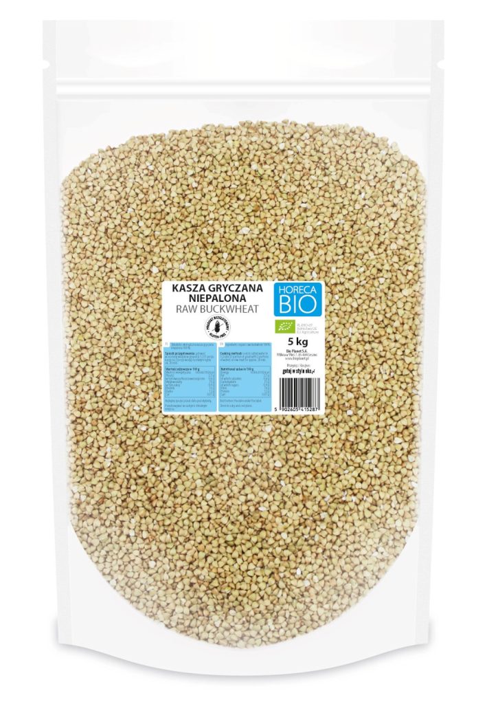 KASZA GRYCZANA NIEPALONA BEZGLUTENOWA BIO 5 kg - HORECA