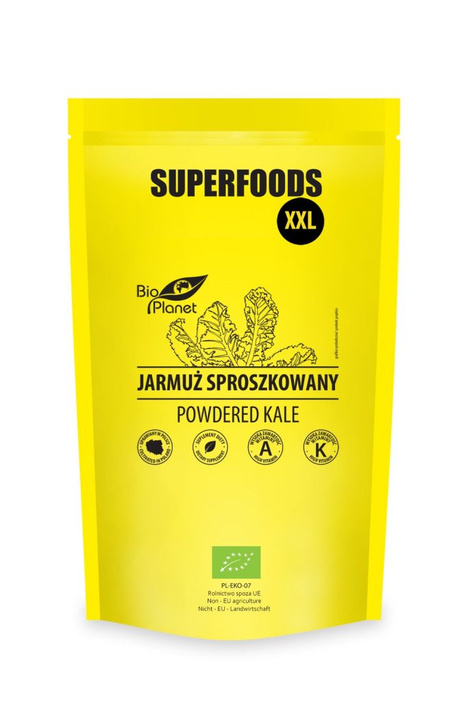 JARMUŻ SPROSZKOWANY BIO 400 g - BIO PLANET