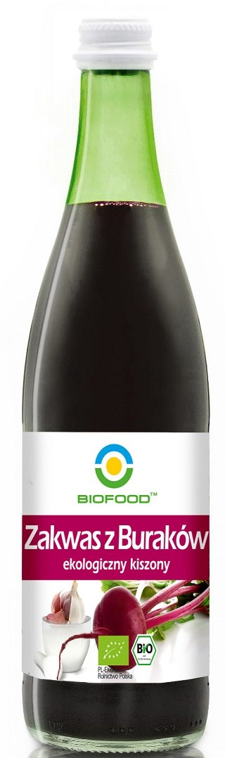 ZAKWAS Z BURAKÓW KISZONYCH BEZGLUTENOWY BIO 500 ml - BIO FOOD