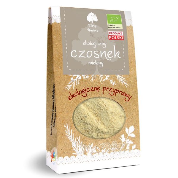 CZOSNEK MIELONY BIO 50 g - DARY NATURY