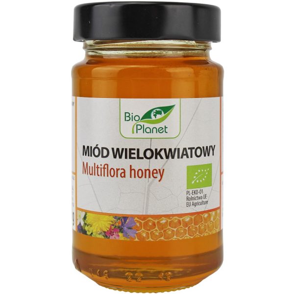 MIÓD NEKTAROWY WIELOKWIATOWY BIO 300 g - BIO PLANET