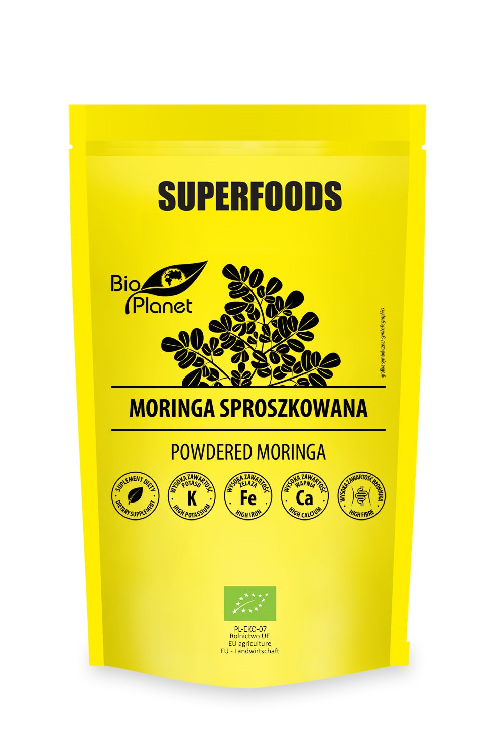 MORINGA SPROSZKOWANA BIO 150 g - BIO PLANET