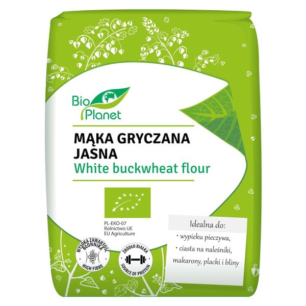 MĄKA GRYCZANA JASNA BIO 1 kg - BIO PLANET