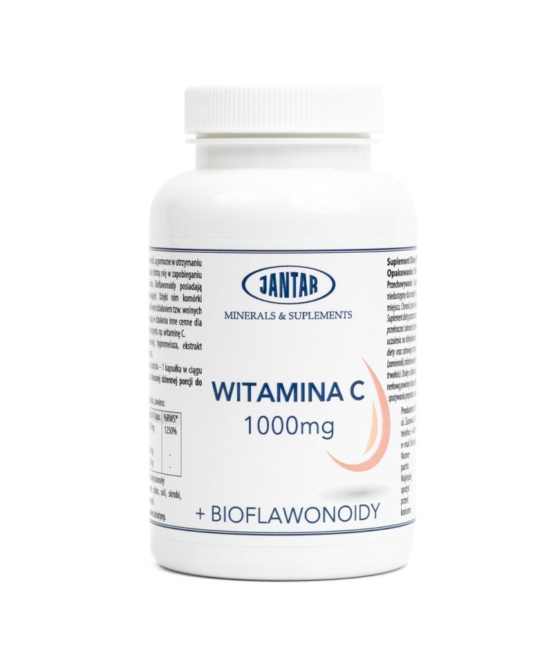 WITAMINA C (1000 mg) 90 KAPSUŁEK - JANTAR