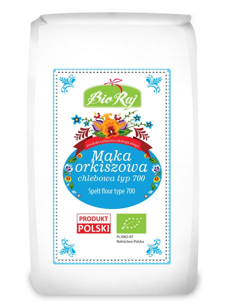 MĄKA ORKISZOWA TYP 700 BIO 500 g - BIO RAJ