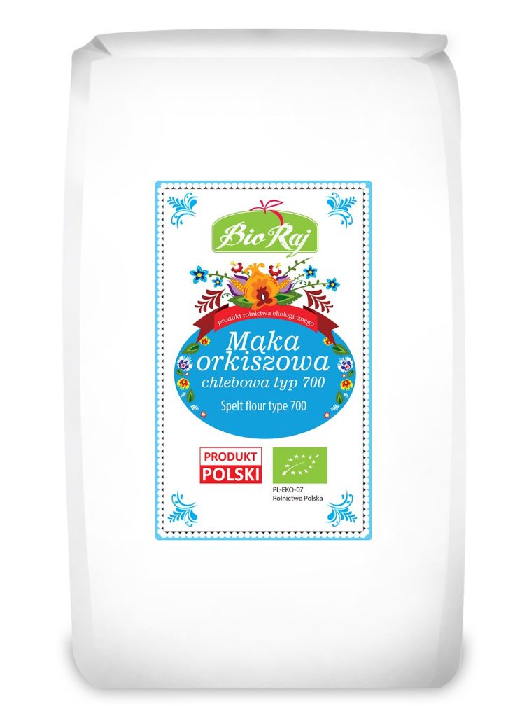 MĄKA ORKISZOWA TYP 700 BIO 1 kg - BIO RAJ