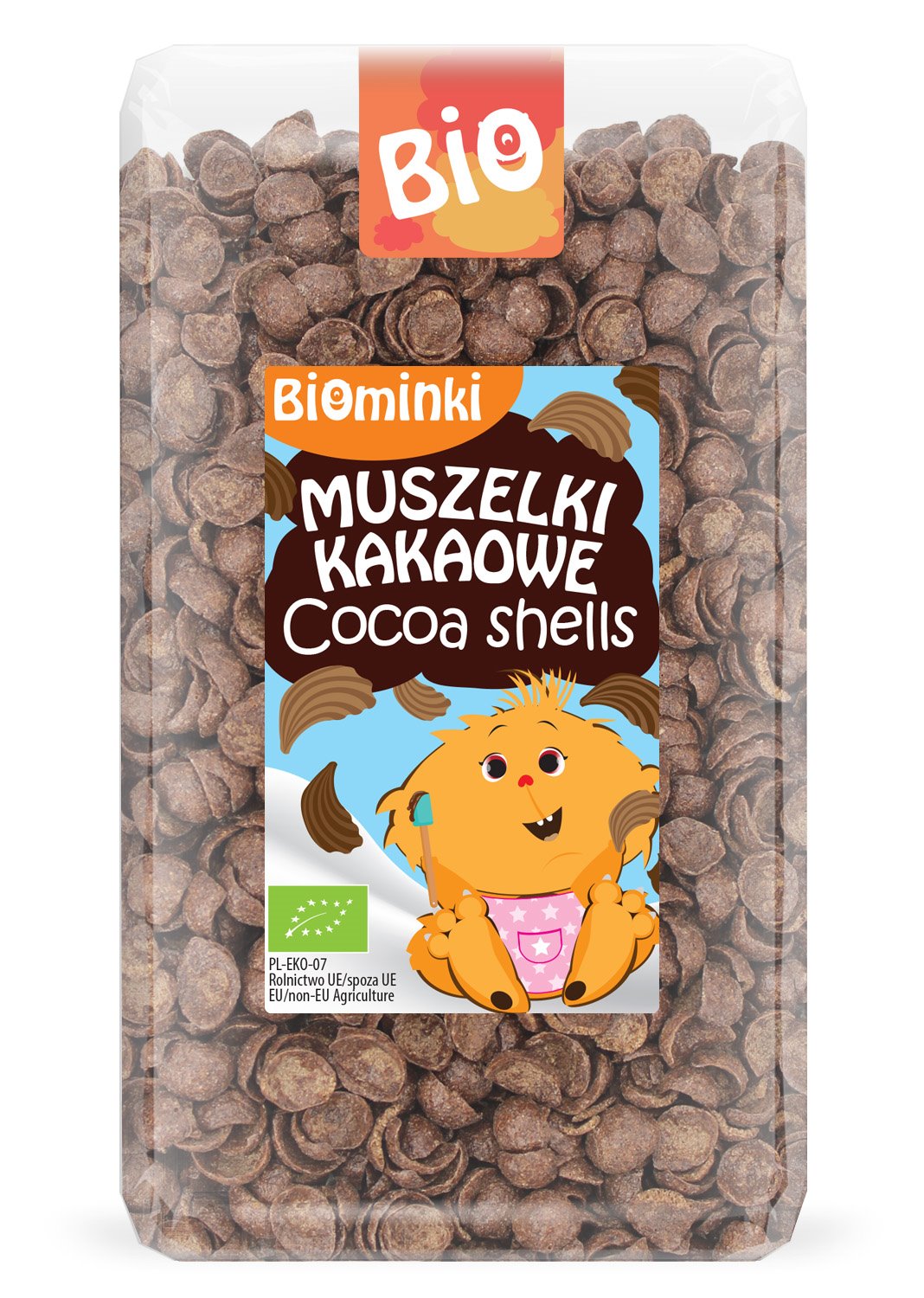 MUSZELKI O SMAKU CZEKOLADOWYM BIO 300 g - BIOMINKI