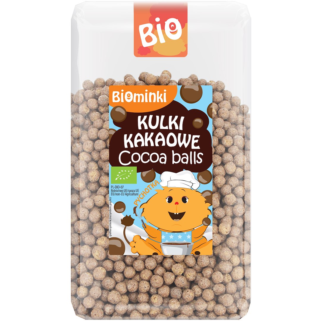 KULKI O SMAKU CZEKOLADOWYM BIO 300 g - BIOMINKI