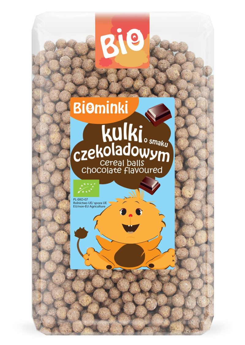 KULKI O SMAKU CZEKOLADOWYM BIO 300 g - BIOMINKI