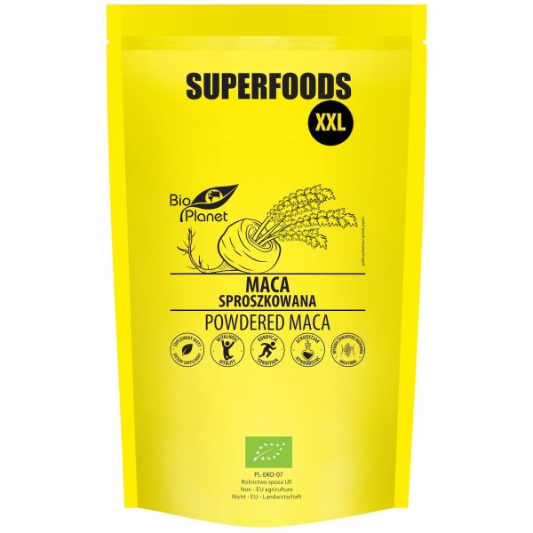 MACA (KORZEŃ) W PROSZKU BIO 750 g - BIO PLANET