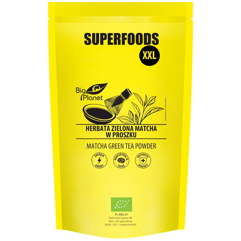 HERBATA ZIELONA MATCHA BIO 500 g - BIO PLANET