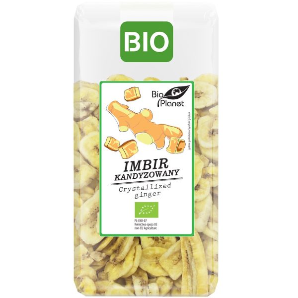 IMBIR KANDYZOWANY BIO 400 g - BIO PLANET