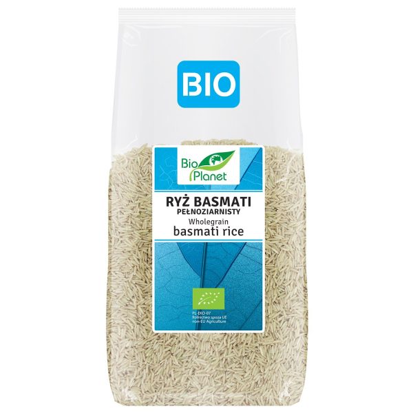 RYŻ BASMATI PEŁNOZIARNISTY BIO 500 g - BIO PLANET
