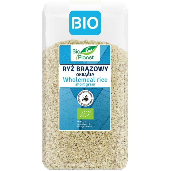 RYŻ BRĄZOWY OKRĄGŁY BIO 500 g - BIO PLANET