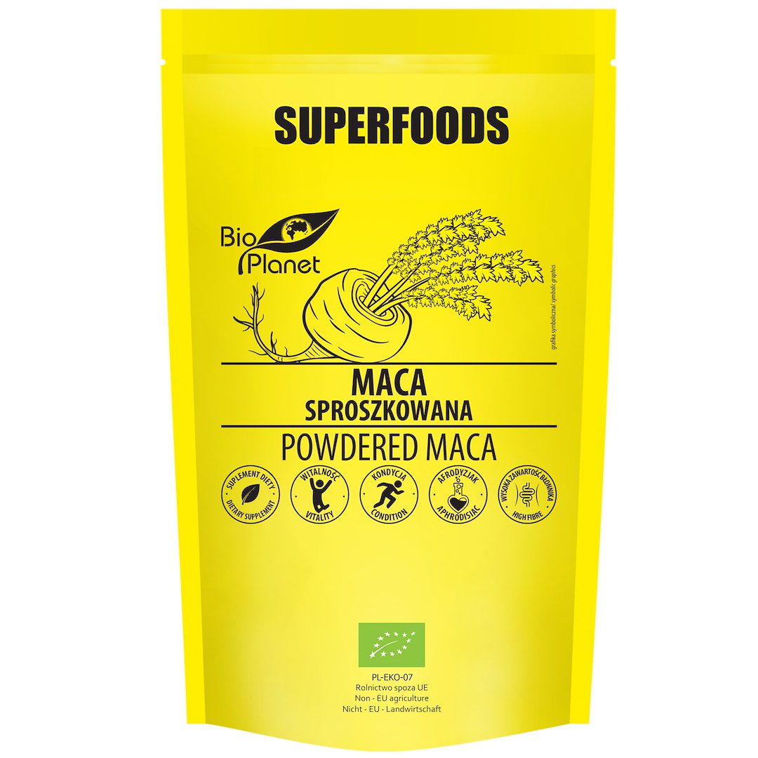 MACA (KORZEŃ) W PROSZKU BIO 150 g - BIO PLANET
