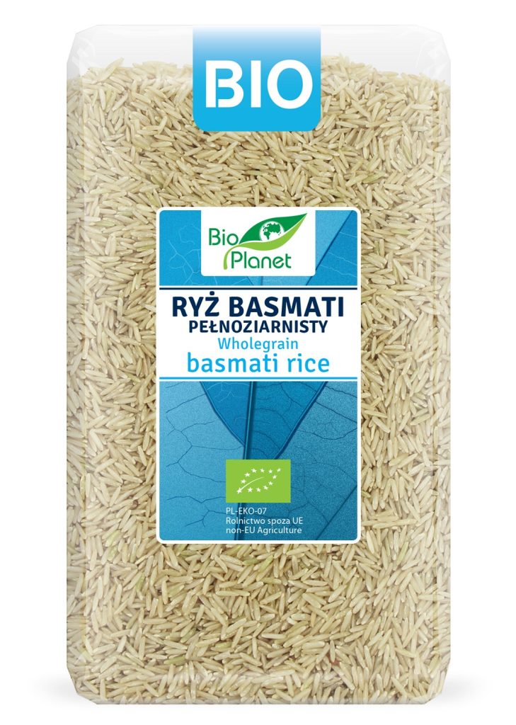 RYŻ BASMATI PEŁNOZIARNISTY BIO 1 kg - BIO PLANET