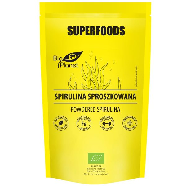 SPIRULINA SPROSZKOWANA BIO 200 g - BIO PLANET