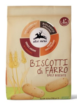 CIASTKA Z PŁASKURKI Z WITAMINĄ B1 DLA DZIECI OD 6 MIESIĄCA BIO 250 g - ALCE NERO