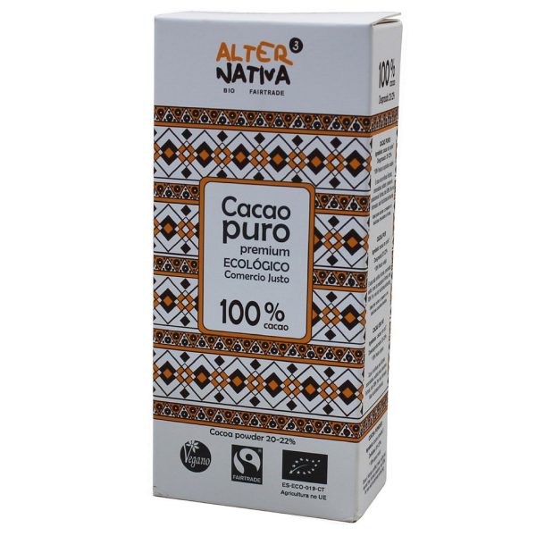 KAKAO W PROSZKU FAIR TRADE BEZGLUTENOWE BIO 150 g - ALTERNATIVA