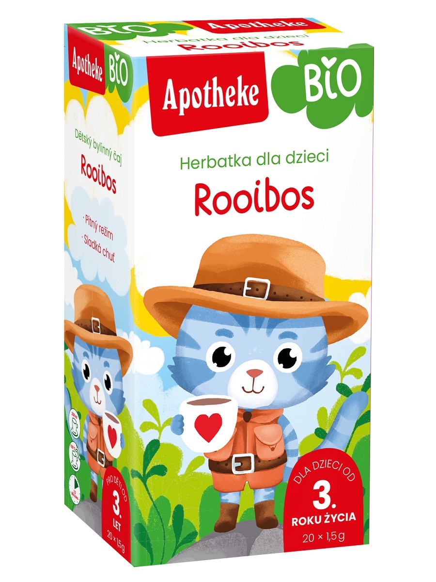 HERBATKA DLA DZIECI - ROOIBOS PO 6 MIESIĄCU BIO (20 x 1,5 g) 30 g - APOTHEKE