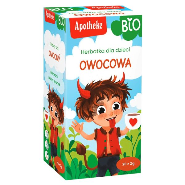 HERBATKA DLA DZIECI - OWOCOWA PO 9 MIESIĄCU BIO (20 x 2 g) 40 g - APOTHEKE