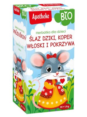 HERBATKA DLA DZIECI - NA OSKRZELA PO 9 MIESIĄCU BIO (20 x 1,5 g) 30 g - APOTHEKE