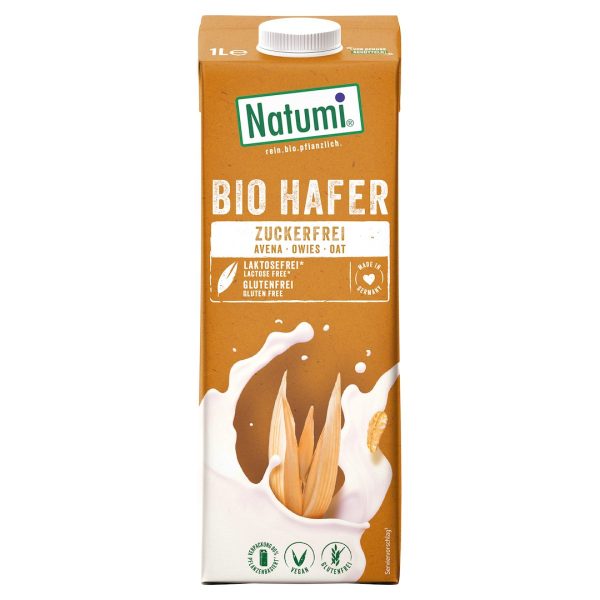 NAPÓJ OWSIANY NIE ZAWIERA CUKRÓW BEZGLUTENOWY BIO 1 L - NATUMI