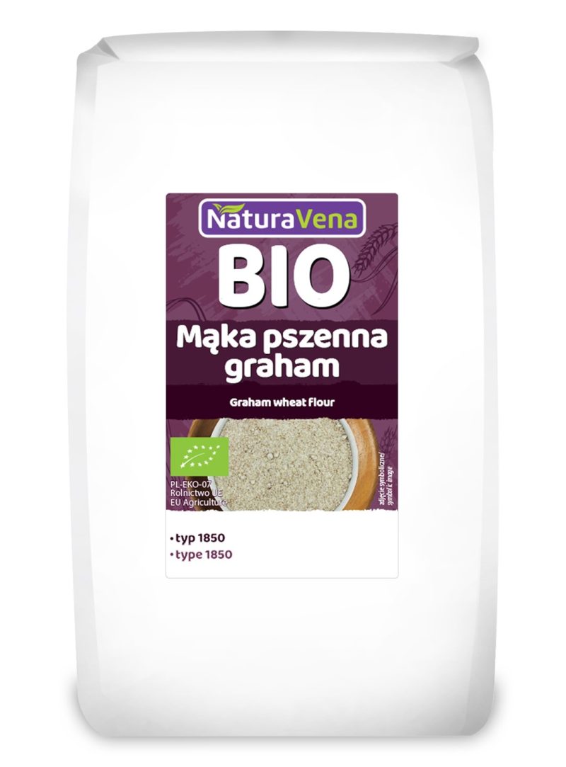 MĄKA PSZENNA CHLEBOWA TYP 750 BIO 1 kg - NATURAVENA - Image 3