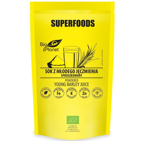 SOK Z MŁODEGO JĘCZMIENIA SPROSZKOWANY BIO 150 g - BIO PLANET